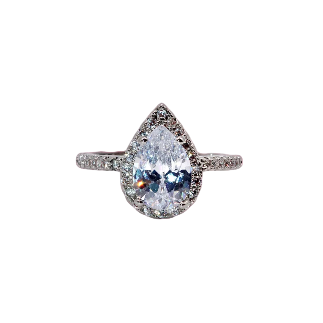 Raindrop Crystal Ring