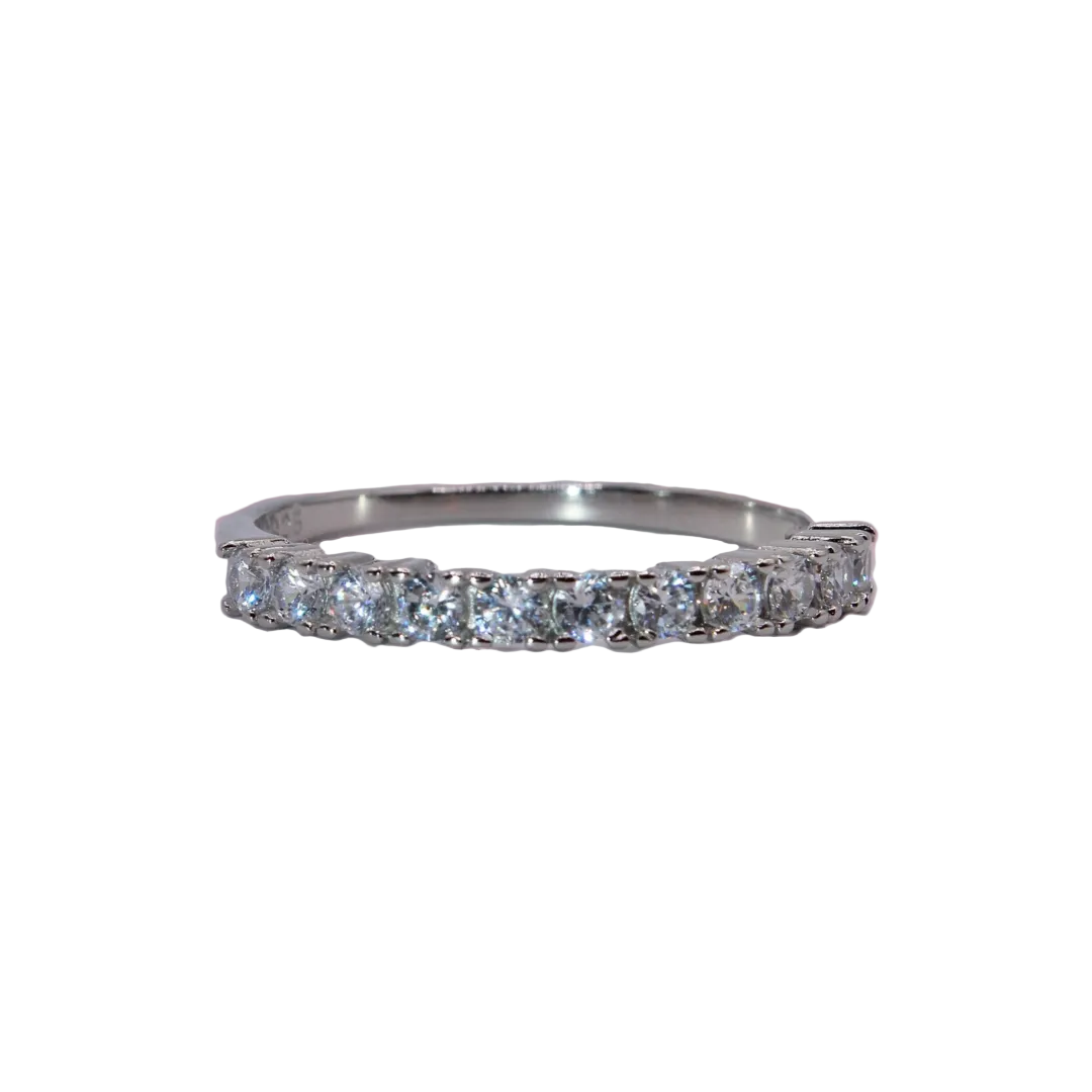 Crystal Band Ring (pink)