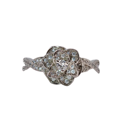 Crystal Rose Ring