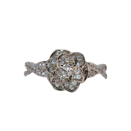 Crystal Rose Ring