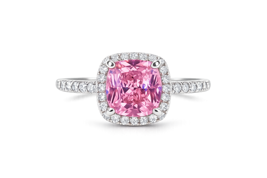 Pink Square Ring