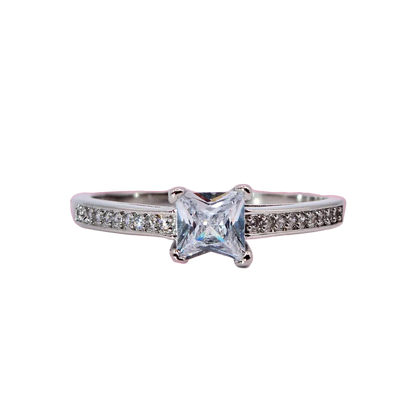 Square Crystal Ring