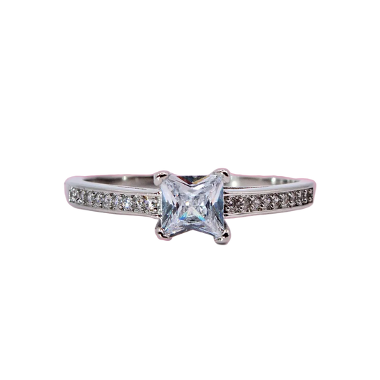 Square Crystal Ring