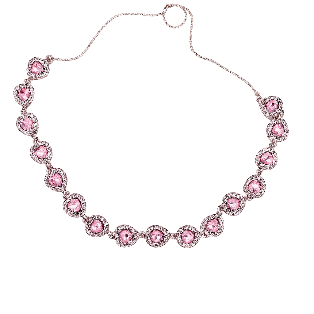Pink Heart Necklace