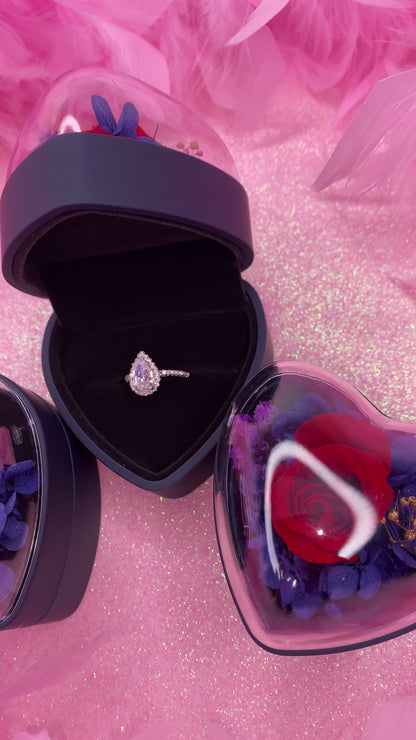 Raindrop Crystal Ring