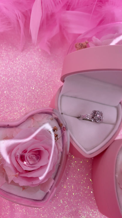 Crystal Rose Ring