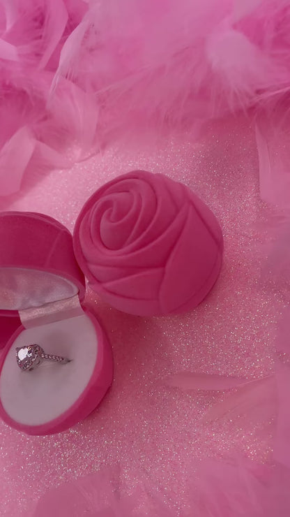 Crystal Heart Ring